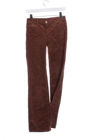 Pantaloni de velvet de femei H&M Divided, Mărime XS, Culoare Maro, Preț 95,99 Lei