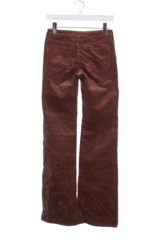 Pantaloni de velvet de femei H&M Divided, Mărime XS, Culoare Maro, Preț 95,99 Lei