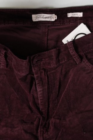 Pantaloni de velvet de femei Jackpot, Mărime XL, Culoare Roșu, Preț 43,99 Lei