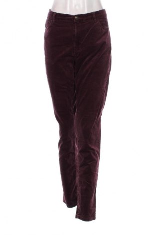 Pantaloni de velvet de femei Jackpot, Mărime XL, Culoare Roșu, Preț 48,99 Lei