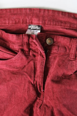 Pantaloni de velvet de femei Up 2 Fashion, Mărime M, Culoare Roșu, Preț 95,99 Lei