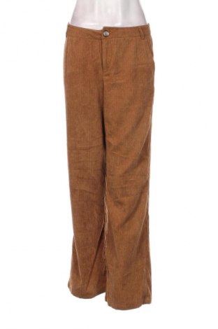 Pantaloni de velvet de femei Y.A.S, Mărime M, Culoare Maro, Preț 44,99 Lei