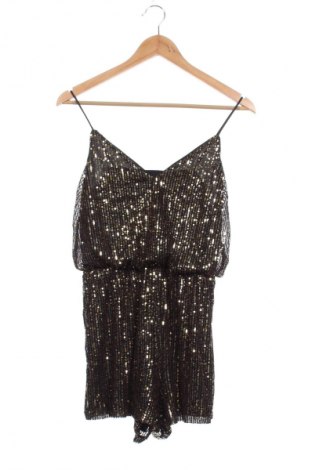 Women's short jumpsuit Double crazy, Μέγεθος M, Χρώμα Χρυσαφί, Τιμή 9,99 €