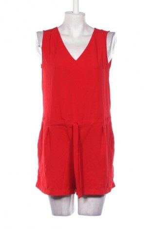 Kurzer Damenoverall Zara, Größe L, Farbe Rot, Preis 23,99 €