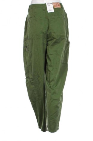 Pantaloni de femei Dua Lipa x Pepe Jeans, Mărime M, Culoare Verde, Preț 357,14 Lei