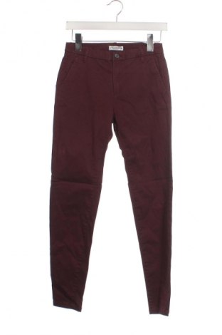 Damskie spodnie Pull&Bear, Rozmiar S, Kolor Czerwony, Cena 92,99 zł