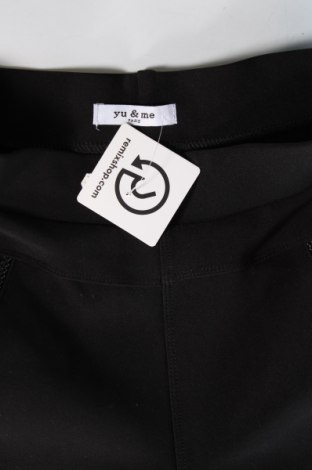 Pantaloni de femei Yu & Me, Mărime S, Culoare Negru, Preț 38,99 Lei