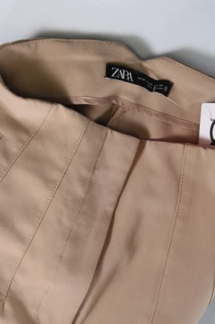 Damenhose Zara, Größe XS, Farbe Beige, Preis 13,81 €