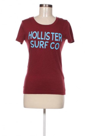 Damski T-shirt Hollister, Rozmiar M, Kolor Czerwony, Cena 44,99 zł