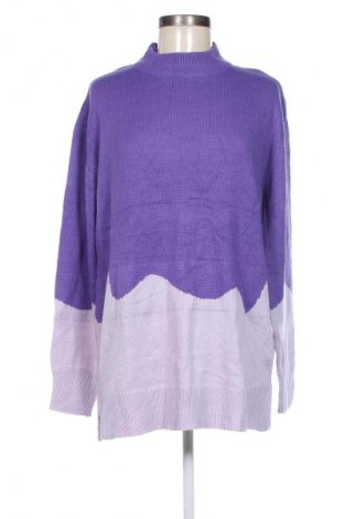 Damski sweter Bpc Bonprix Collection, Rozmiar L, Kolor Fioletowy, Cena 60,99 zł