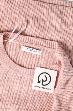 Damski sweter Pieces, Rozmiar S, Kolor Popielaty róż, Cena 86,99 zł