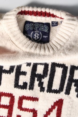 Γυναικείο πουλόβερ Superdry, Μέγεθος L, Χρώμα Εκρού, Τιμή 24,06 €