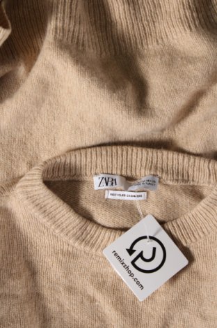 Damski sweter Zara, Rozmiar M, Kolor Brązowy, Cena 86,99 zł