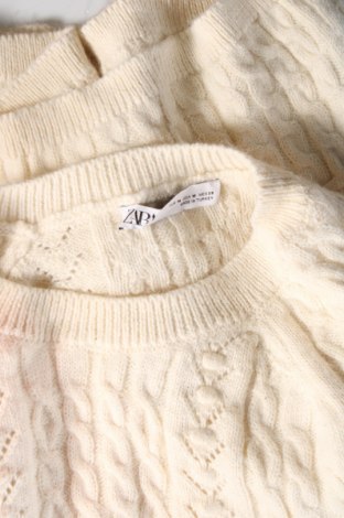 Damski sweter Zara, Rozmiar M, Kolor Biały, Cena 86,99 zł