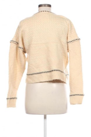 Damski sweter Zara, Rozmiar S, Kolor Beżowy, Cena 86,99 zł