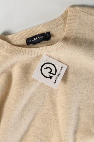 Damski sweter Zara Knitwear, Rozmiar M, Kolor Beżowy, Cena 136,57 zł