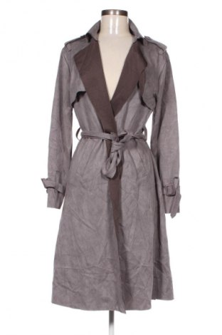 Damen Trench Coat, Größe L, Farbe Grau, Preis € 47,99