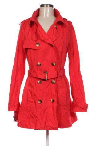 Damen Trenchcoat Cubus, Größe XL, Farbe Rot, Preis 47,99 €