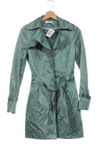 Damen Trenchcoat Orsay, Größe XS, Farbe Grün, Preis 47,99 €