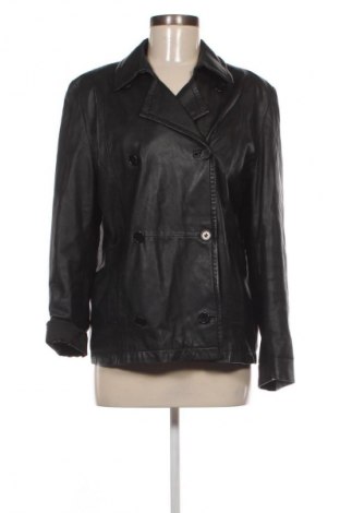 Damen Lederjacke Marks & Spencer, Größe L, Farbe Schwarz, Preis 73,20 €