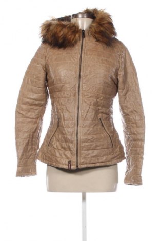 Damen Lederjacke Oakwood, Größe L, Farbe Beige, Preis 54,99 €