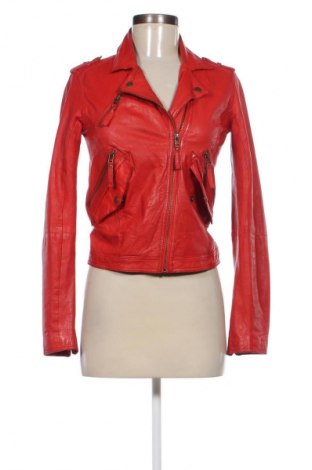 Damen Lederjacke Pull&Bear, Größe S, Farbe Rot, Preis € 29,59