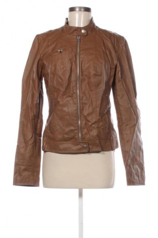 Damen Lederjacke Vero Moda, Größe L, Farbe Braun, Preis 28,99 €