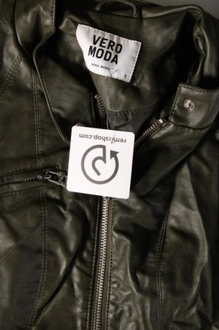 Damen Lederjacke Vero Moda, Größe S, Farbe Grün, Preis € 21,99