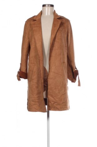 Damenmantel Bershka, Größe S, Farbe Beige, Preis 40,99 €