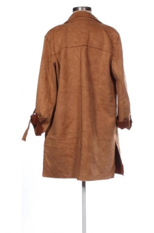 Damenmantel Bershka, Größe S, Farbe Beige, Preis 18,99 €