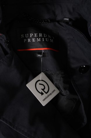 Ανδρικά παλτό Superdry, Μέγεθος XXL, Χρώμα Μπλέ, Τιμή 31,99 €