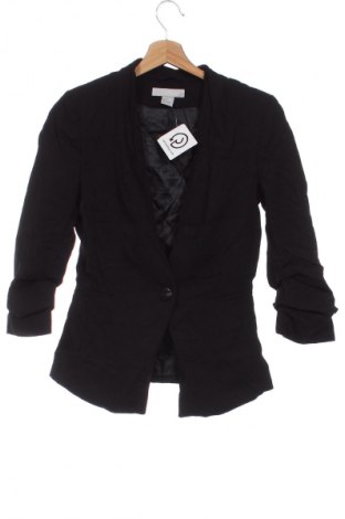 Sacou de femei H&M, Mărime XXS, Culoare Negru, Preț 157,99 Lei