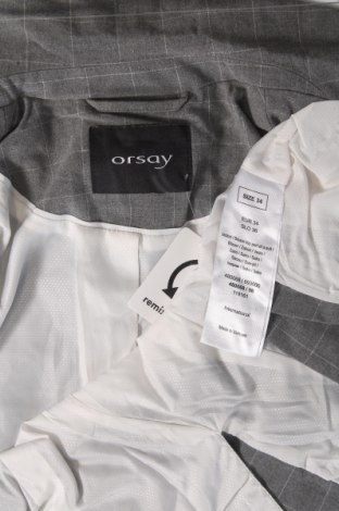 Sacou de femei Orsay, Mărime XS, Culoare Gri, Preț 79,99 Lei