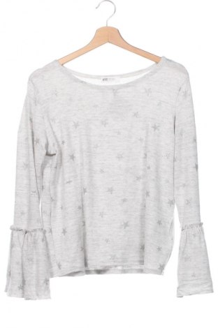 Kinder Shirt H&M, Größe 14-15y/ 168-170 cm, Farbe Grau, Preis 6,00 €