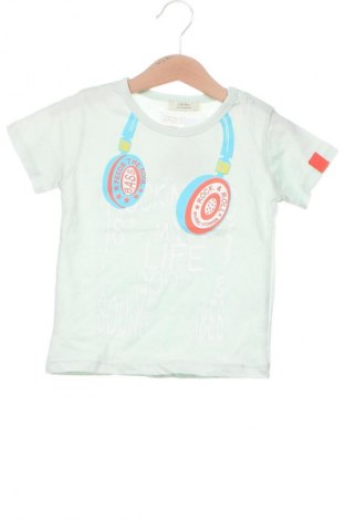 Dziecięcy T-shirt, Rozmiar 18-24m/ 86-98 cm, Kolor Zielony, Cena 27,59 zł