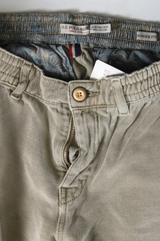 Pantaloni pentru copii U.S. Polo Assn., Mărime 10-11y/ 146-152 cm, Culoare Verde, Preț 104,59 Lei