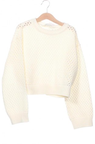 Kinderpullover H&M, Größe 10-11y/ 146-152 cm, Farbe Weiß, Preis € 9,99