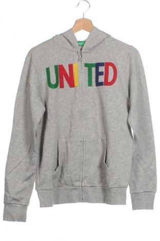 Детски суичър United Colors Of Benetton, Размер 13-14y/ 164-168 см, Цвят Сив, Цена 23,49 лв.