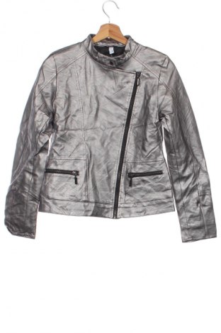 Kinder Lederjacke, Größe 13-14y/ 164-168 cm, Farbe Silber, Preis € 20,49