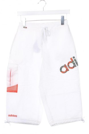 Kinder Sporthose Adidas, Größe 11-12y/ 152-158 cm, Farbe Weiß, Preis 24,48 €