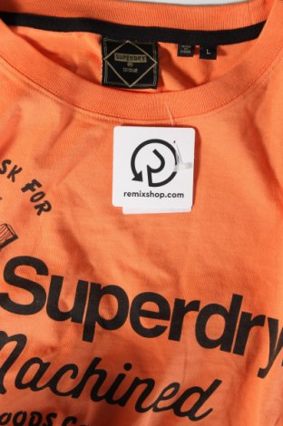 Herren Shirt Superdry, Größe L, Farbe Orange, Preis 21,99 €