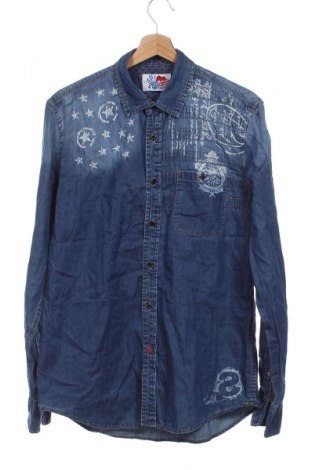 Herrenhemd Desigual, Größe M, Farbe Blau, Preis € 38,49