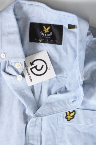 Ανδρικό πουκάμισο Lyle & Scott, Μέγεθος S, Χρώμα Μπλέ, Τιμή 33,71 €