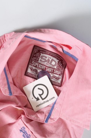 Pánská košile  Superdry, Velikost M, Barva Růžová, Cena  496,00 Kč