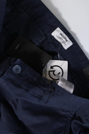 Pantaloni de bărbați Only & Sons, Mărime XL, Culoare Albastru, Preț 110,99 Lei