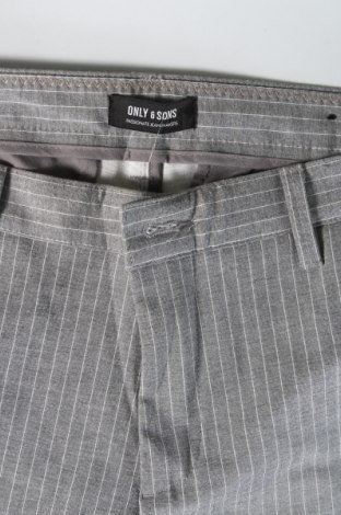 Herrenhose Only & Sons, Größe L, Farbe Grau, Preis 27,49 €