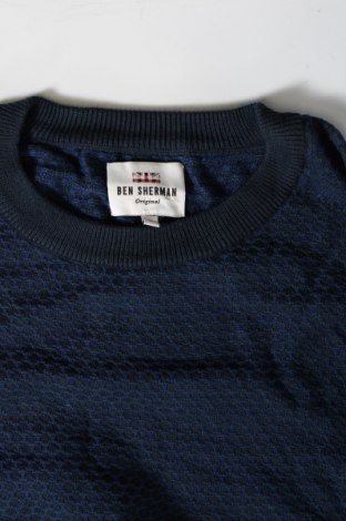 Herrenpullover Ben Sherman, Größe L, Farbe Blau, Preis 43,49 €