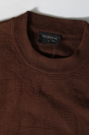 Herrenpullover DAILY AESTHETIKZ, Größe XL, Farbe Braun, Preis 28,49 €