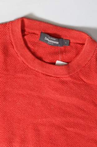 Herrenpullover Dressmann, Größe L, Farbe Rot, Preis € 22,49