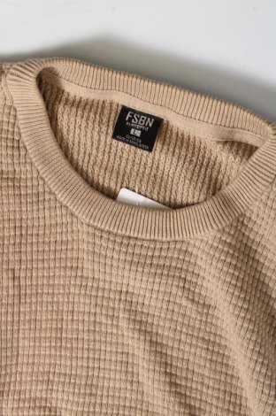 Herrenpullover FSBN, Größe L, Farbe Beige, Preis 24,99 €